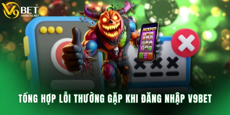Tổng hợp lỗi thường gặp khi đăng nhập V9BET